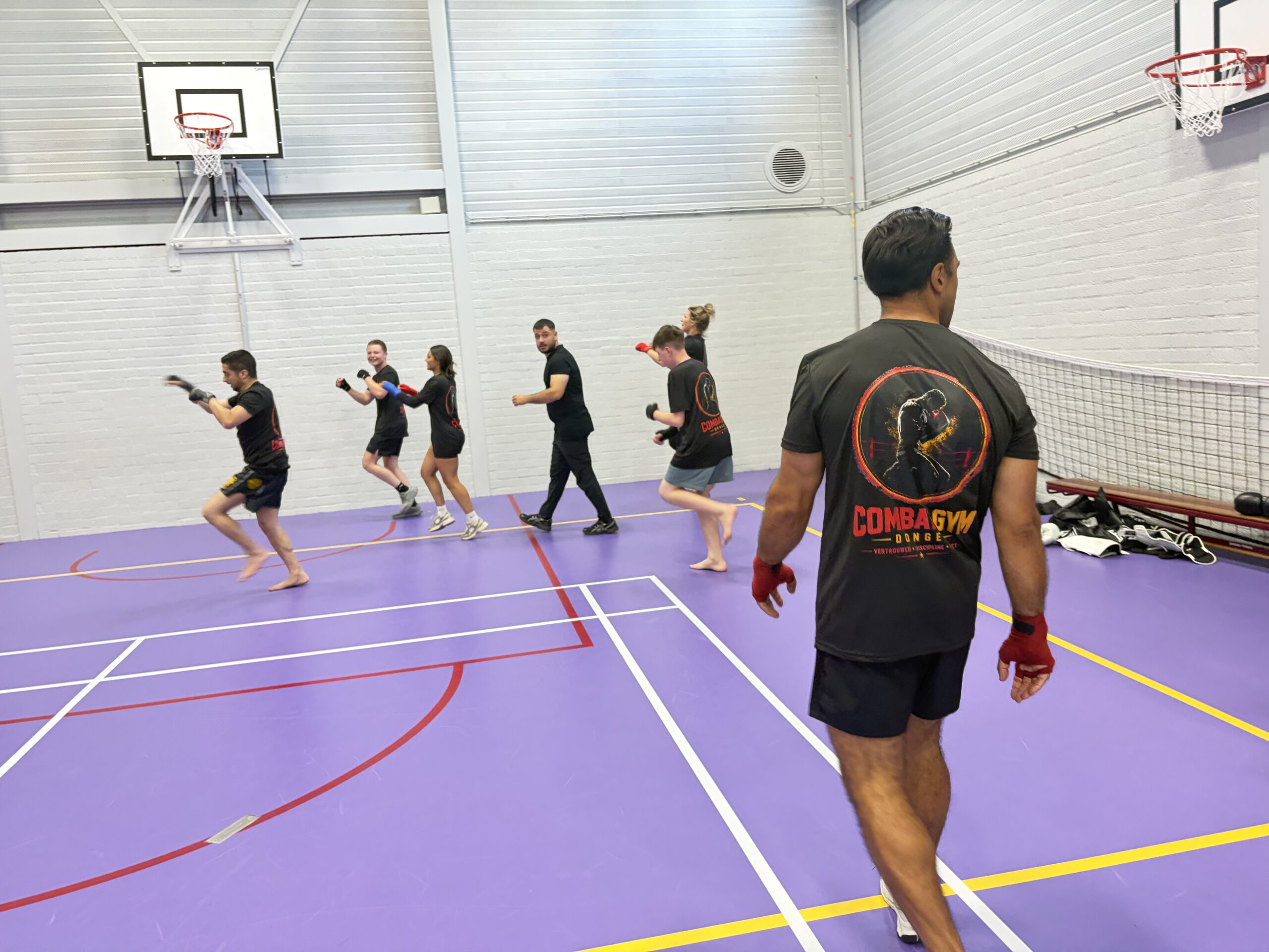 Kickboksclinic bij Combat Gym Dongen